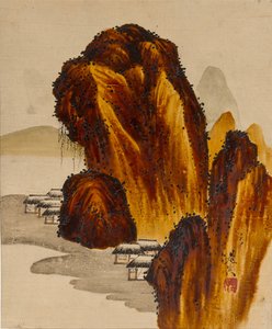 Villaggio tra le rocce, XIX secolo