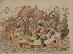 Sette Dei Fortunati, tra il 1775 e il 1780 da Shigemasa Kitao