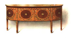 Credenza dipinta