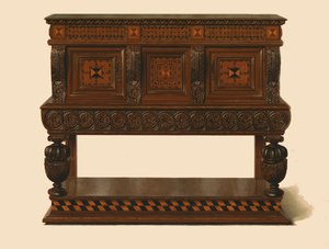 Buffet in noce e quercia, 1904