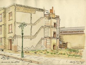 Sito Bombardato, Hampstead da Shirley Markham