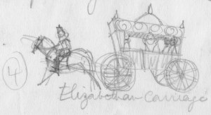 Carrozza elisabettiana, c. 1950