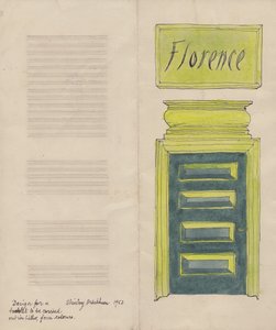 Opuscolo di Firenze, 1952 da Shirley Markham