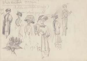 Costume storico, c. 1950 da Shirley Markham