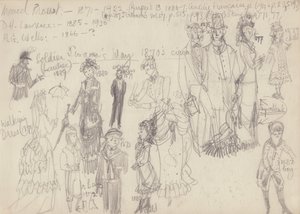 Costume storico, c1950 da Shirley Markham