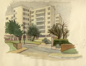 Edifici moderni, Londra, c1950