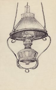 Lampada a petrolio, c1950