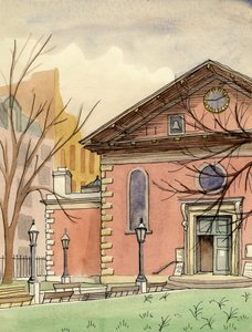Chiesa di San Paolo, Covent Garden, c. 1951 da Shirley Markham
