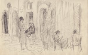 Scena di strada, Italia, c1950