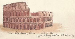 Il Colosseo, Roma - AD 70-82 da Shirley Markham