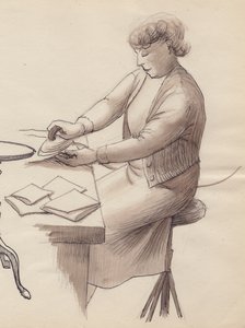 Donna che stira, 1951 da Shirley Markham