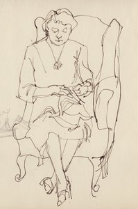 Donna che cuce da Shirley Markham