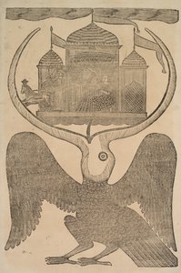 Jatayu Ramaa uccello mitico ostacola il carro di Ravana, cercando di prevenire il rapimento di Sita, 1800s da Shri Gobinda Chandra Roy