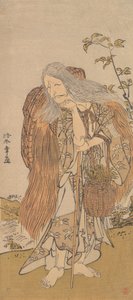 Ichikawa Danjuro V nel ruolo di Shiromasu-baba da Shunsho