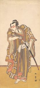 Ichikawa Danzo III come un samurai che estrae una spada, ca. 1772 da Shunsho