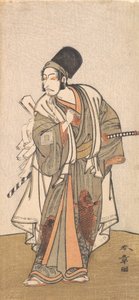 Figura in piedi di un attore della famiglia Ichikawa, probabilmente Danjuro IV, 1726-1792 da Shunsho