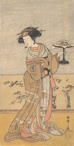 Il primo Nakamura Tomijuro nel ruolo di Shigenoi, 10° mese, 1777 da Shunsho