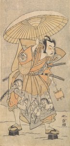 Il secondo Nakamura Juzo come samurai, 1773 o 1774 da Shunsho