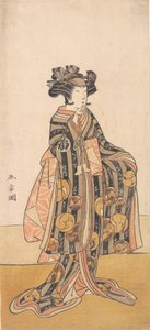 Yoshizawa Iroha come Donna Tomoe Gozen in Piedi sulla Riva da Shunsho