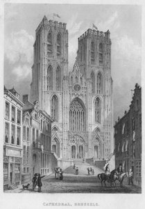 Cattedrale, Bruxelles, 1850