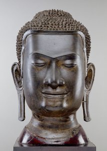 Testa di Buddha, cultura di Ayutthaya, stile U Thong
