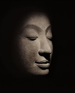Testa di Buddha del primo periodo Ayutthaya