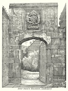 Ospizio di Abbot Beere, Glastonbury (incisione) da Sidney Heath