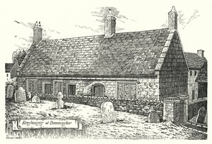Case di riposo a Beaminster (incisione) da Sidney Heath