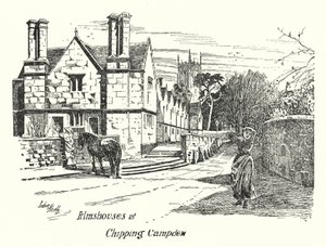 Case di carità a Chipping Campden (incisione)