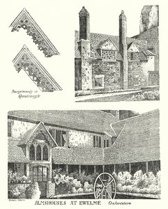 Case di riposo a Ewelme, Oxfordshire da Sidney Heath