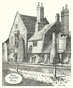 Ospedale di Gesù, Bray (incisione) da Sidney Heath