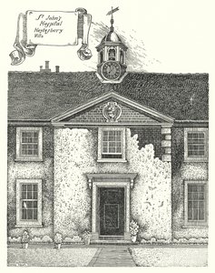 Ospedale di San Giovanni, Heytesbury, Wilts (incisione) da Sidney Heath