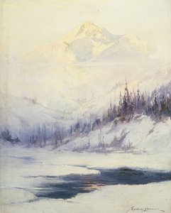 Mattina Invernale, Monte McKinley, Alaska da Sidney Laurence