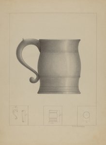 Boccale di peltro