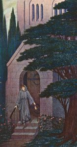 La Leggenda Aurea: la penitenza del Principe Enrico (litografia a colori)