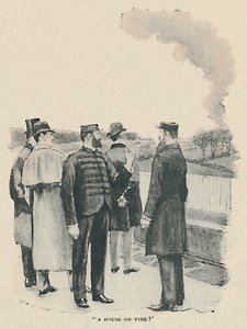 Una casa in fiamme, 1892
