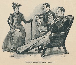 Holmes scosse la testa gravemente, 1892