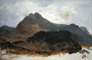 Studio di montagna da Sidney Richard (circle of) Percy