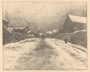 Strada innevata