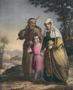 Gesù ritorna con i suoi genitori a Nazareth da Siegfried Detler Bendixen
