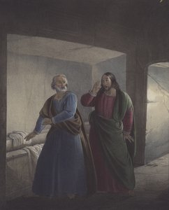 Pietro e Giovanni al Sepolcro. È risorto.