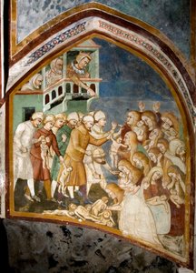 Il massacro degli innocenti (dettaglio) da Sienese School