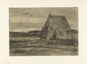 Paesaggio con capanna da Sientje Mesdag van Houten