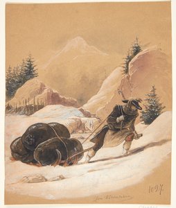 Danese: Uomo con slitta da Sigmund Ferdinand Ritter von Perger