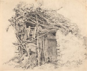 Angolo di un fienile rustico da Sigmund Freudenberger