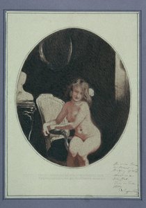 Nudo femminile seduto