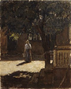 Castagno nel cortile della fattoria da Signe Scheel