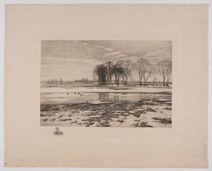 Paesaggio invernale da Sigvard Hansen