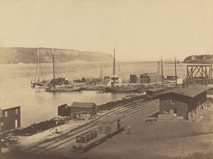 Palisades, fiume Hudson, moli di Yonkers