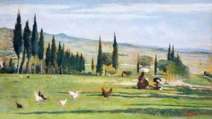 Paesaggio di Gabbro, di Silvestro Lega da Silvestro Lega